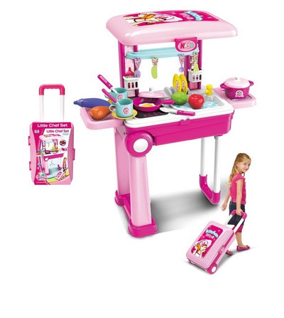 KITCHEN PLAY SET TROLLRY LUGGAGE BAG