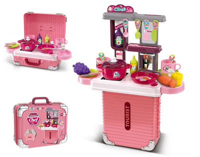 KITCHEN PLAY SET SUITCASE BAG