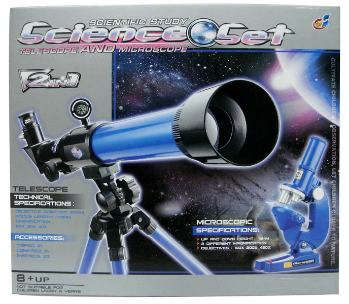 TELESCOPE AND MICROSCOPE SET