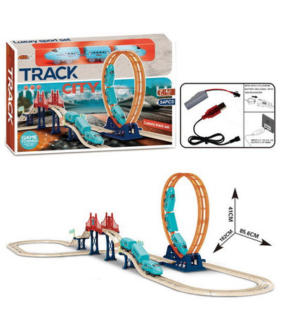 RACING TRACK WITH USB CHARGER