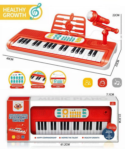 MUSICAL 37KEY PIANO WITH MICROPHONE