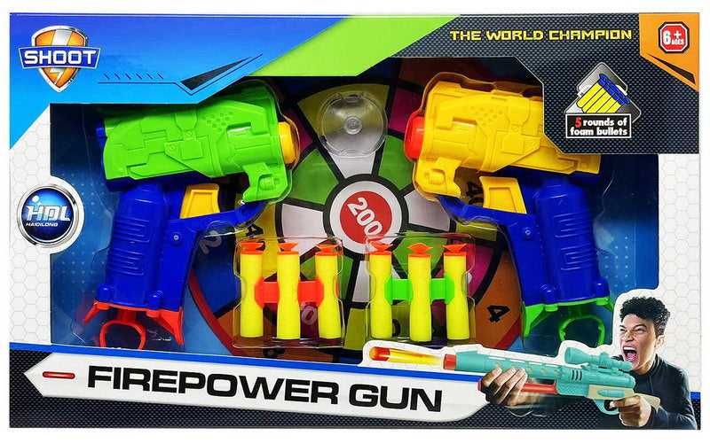 GUN SOFT BULLET SHOOTING WINDOW BOX