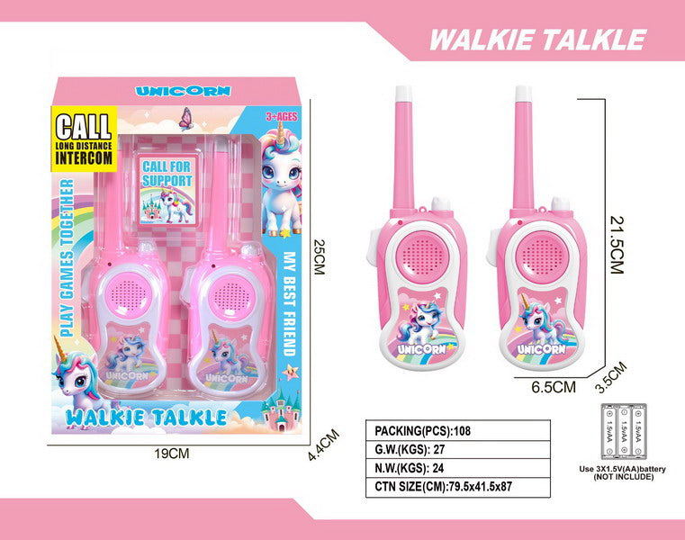 BATTERY OPERATED WALKIE TALKIE BOX