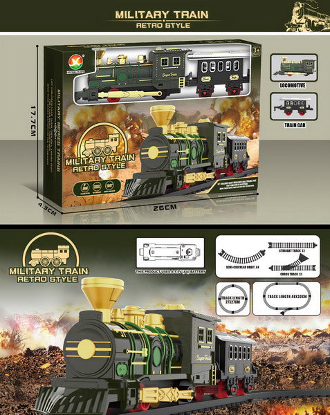 TRAIN SET BATTERY OPERATED WITH LIGHT&SOUND