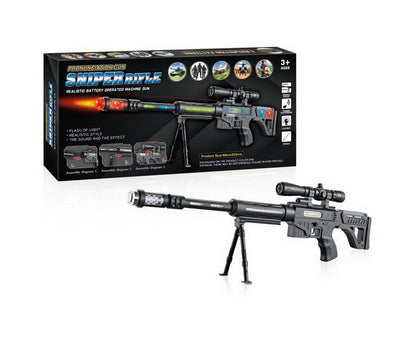 BATTERY OPERATED GUN WITH LIGHT&MUSIC