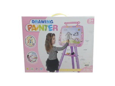 Drawing Board Double Sided Easel with Accessories