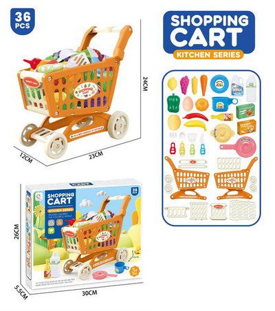 SHOPPING CART WITH ACCESSORIES