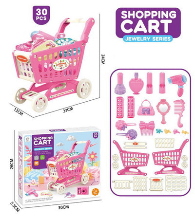 SHOPPING CART WITH ACCESSORIES
