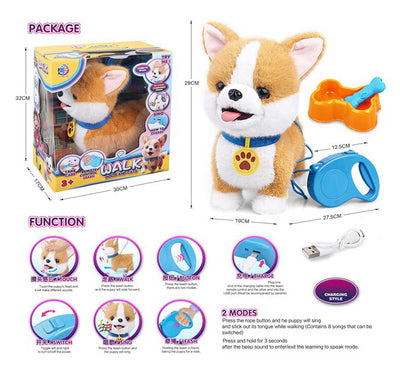 PET DOG WITH MUSIC & LICKING TONGUE USB CHARGER