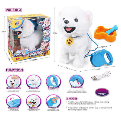 PET DOG WITH MUSIC & LICKING TONGUE USB CHARGER