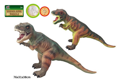 ANIMAL SET DINOSAUR VINYL WITH MUSIC PVC BAG