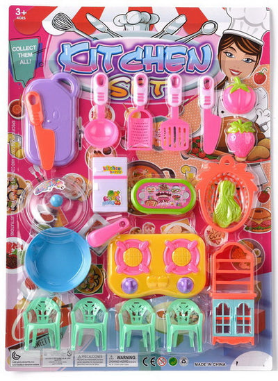 KITCHEN PLAY SET BLISTER CARD