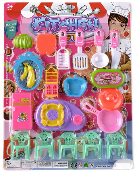 KITCHEN PLAY SET BLISTER CARD