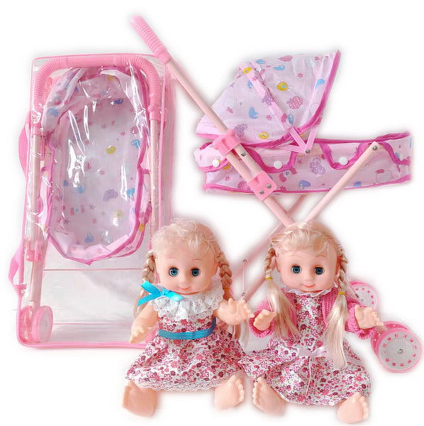 DOLL WITH TROLLY PVC BAG+HEADER