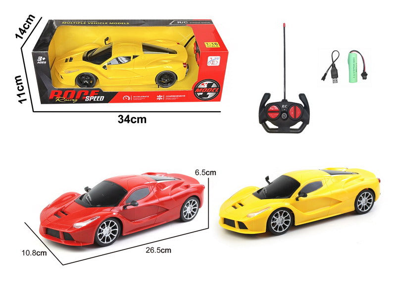 REMOTE CONTROL CAR WITH USB CHARGER 1:16