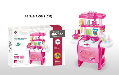 KITCHEN PLAY SET 24PCS WITH LIGHT&MUSIC