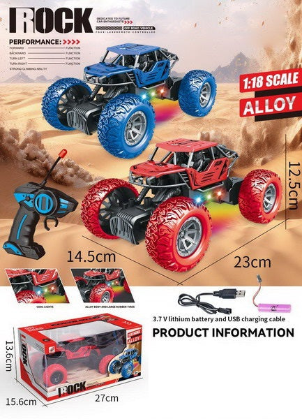 REMOTE CONTROL CAR WITH USB CHARGER 1:18