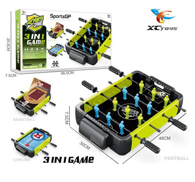 3 IN 1 SPORTS GAMES Football Basketball and Curling