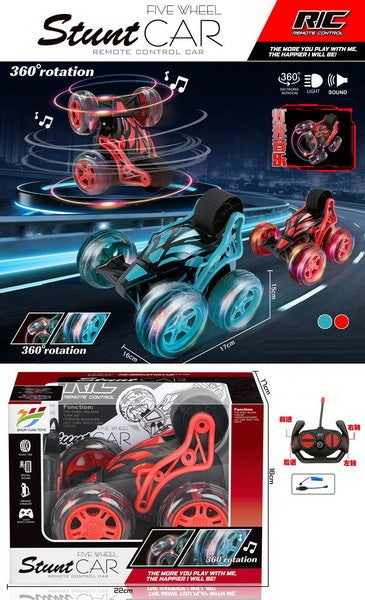 REMOTE CONTROL CAR WITH USB CHARGER STUNT CAR WITH LIGHT&MUSIC