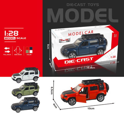 ALLOY CAR 1:28 Pull Back Door Open