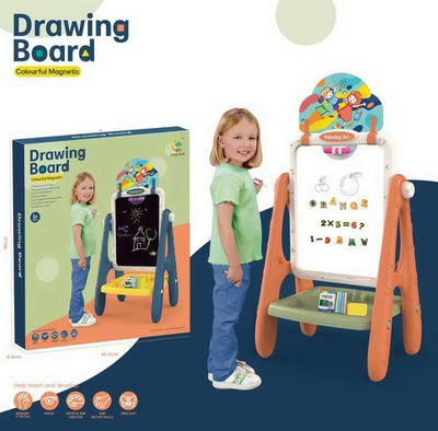Drawing Board Double Sided Easel with Accessories