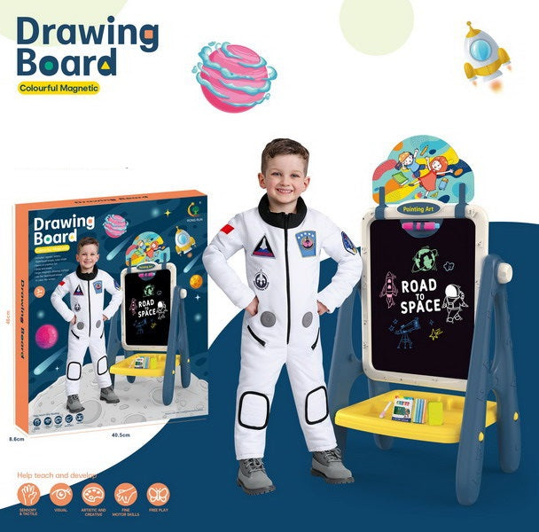 Drawing Board Double Sided Easel with Accessories