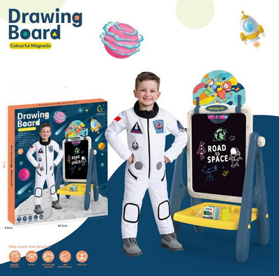 Drawing Board Double Sided Easel with Accessories