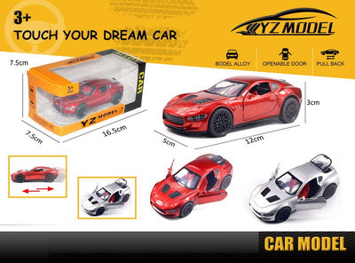 ALLOY CAR 1:36 PULL BACK DOOR OPEN
