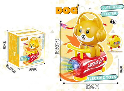 Battery Operated animals DOG with light& sound