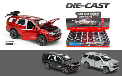 ALLOY CAR 1:32 PULL BACK 12PCS SET DISPLAY BOX
