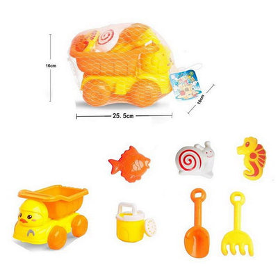 BEACH TOYS CAR WITH 7PCS SET NET BAG