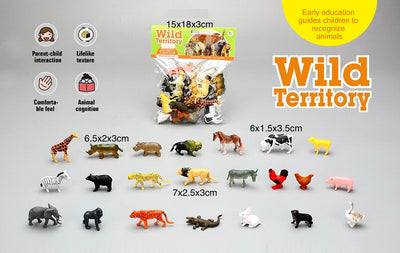 ANIMAL PLAY SET PVC BAG+HEADER