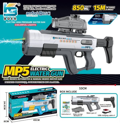 WATER GUN WITH USB CHARGER & LIGHT