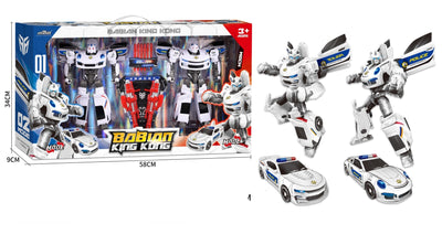 POLICE CAR DEFORMATION WINDOW BOX