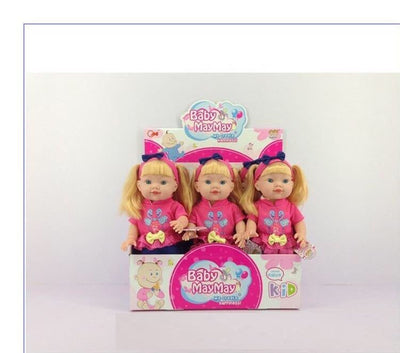 DOLL 15" WITH MUSIC 6PCS SET DISPLAY BOX