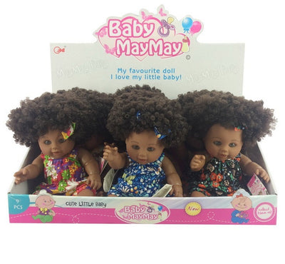 DOLL 30CM WITH MUSIC 9PCS SET DISPLAY BOX