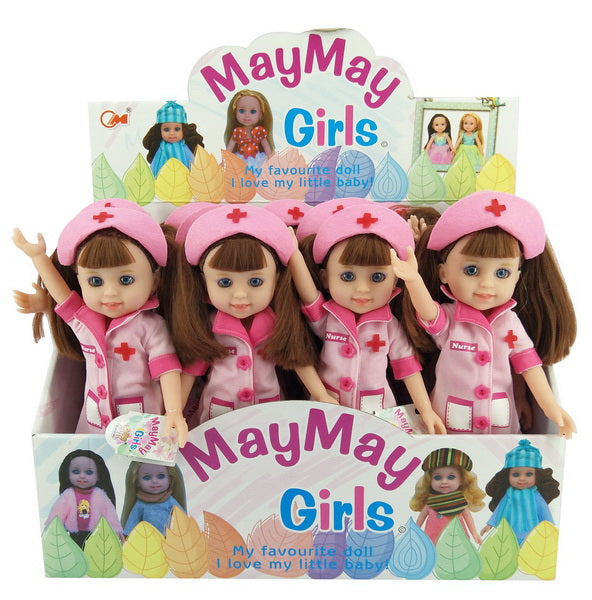 DOLL 30CM WITH MUSIC 12PCS SET DISPLAY BOX