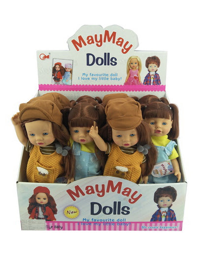 DOLL 30CM WITH MUSIC 12PCS SET DISPLAY BOX