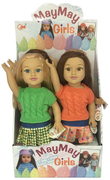 DOLL 48CM WITH MUSIC 4PCS SET DISPLAY BOX
