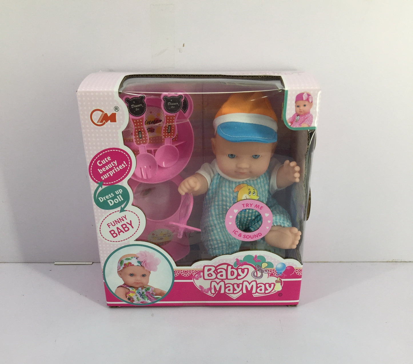 DOLL 20CM WITH SOUND & ACCESSORIES