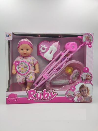 DOLL 12" WITH ACCESSORIES