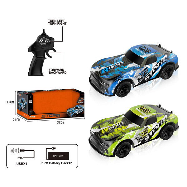 REMOTE CONTROL CAR WITH USB CHARGER 2.4G HIGH SPEED