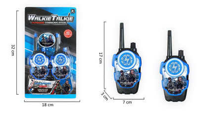 BATTERY OPERATED WALKIE TALKIE BLISTER CARD