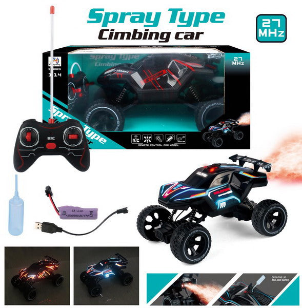REMOTE CONTROL CAR WITH USB CHARGER &SPARY