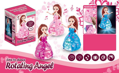 BATTERY OPERATED DOLL WITH LIGHT AND MUSIC