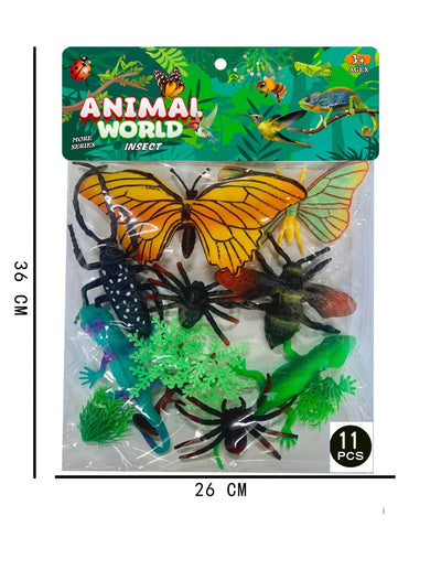 ANIMAL SET 11PCS PVC BAG+HEADER