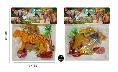 ANIMAL SET 7PCS PVC BAG+HEADER