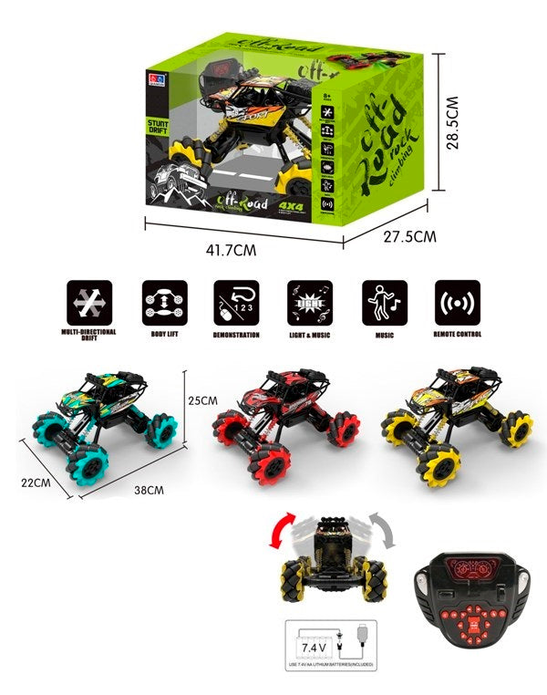 REMOTE CONTROL CAR WITH USB CHARGER 1:12 2.4G WITH LIGHT&MUSIC