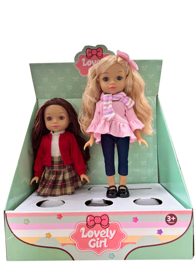 DOLL 36CM 6PCS SET DISPLAY BOX