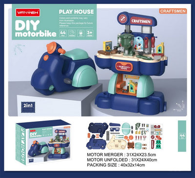 TOOL SET MOTORBIKE WITH 44PCS